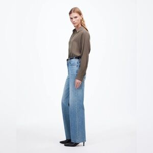 Madewell The Perfect Vintage Straight-Leg High-Waisted Medium Wash Jeans Size 27